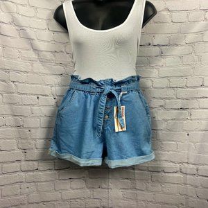 Wax Jean | Belted Denim Shorts NWT